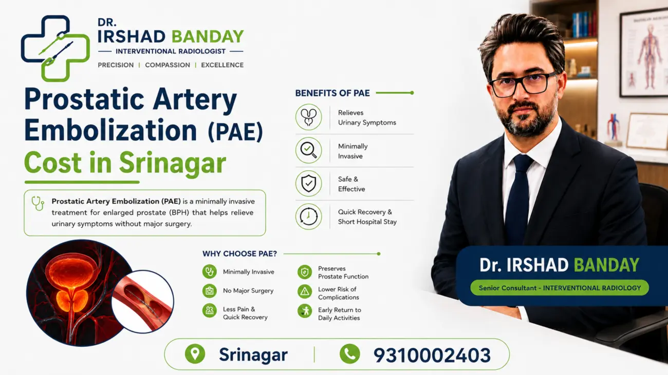 Prostatic Artery Embolization (PAE) Cost in Srinagar