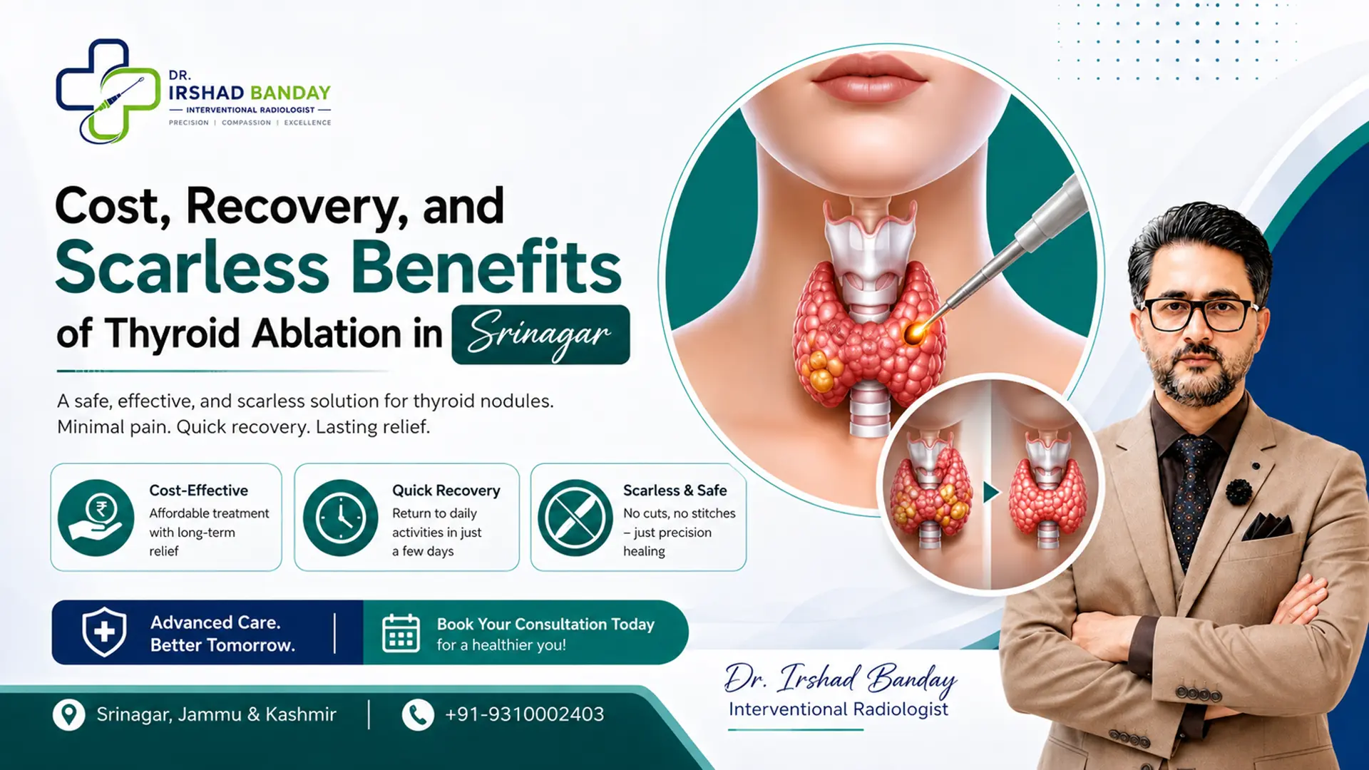 Thyroid Ablation Cost & Recovery in Srinagar